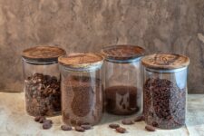 Glass Storage Jars With Chocolate