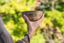 Holding Jícara Bowl (Calabash)