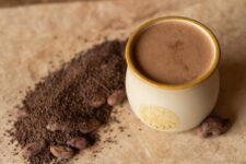 Hot cacao in mug